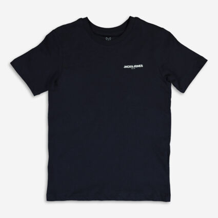 Navy Branded T Shirt - Image 1 - please select to enlarge image