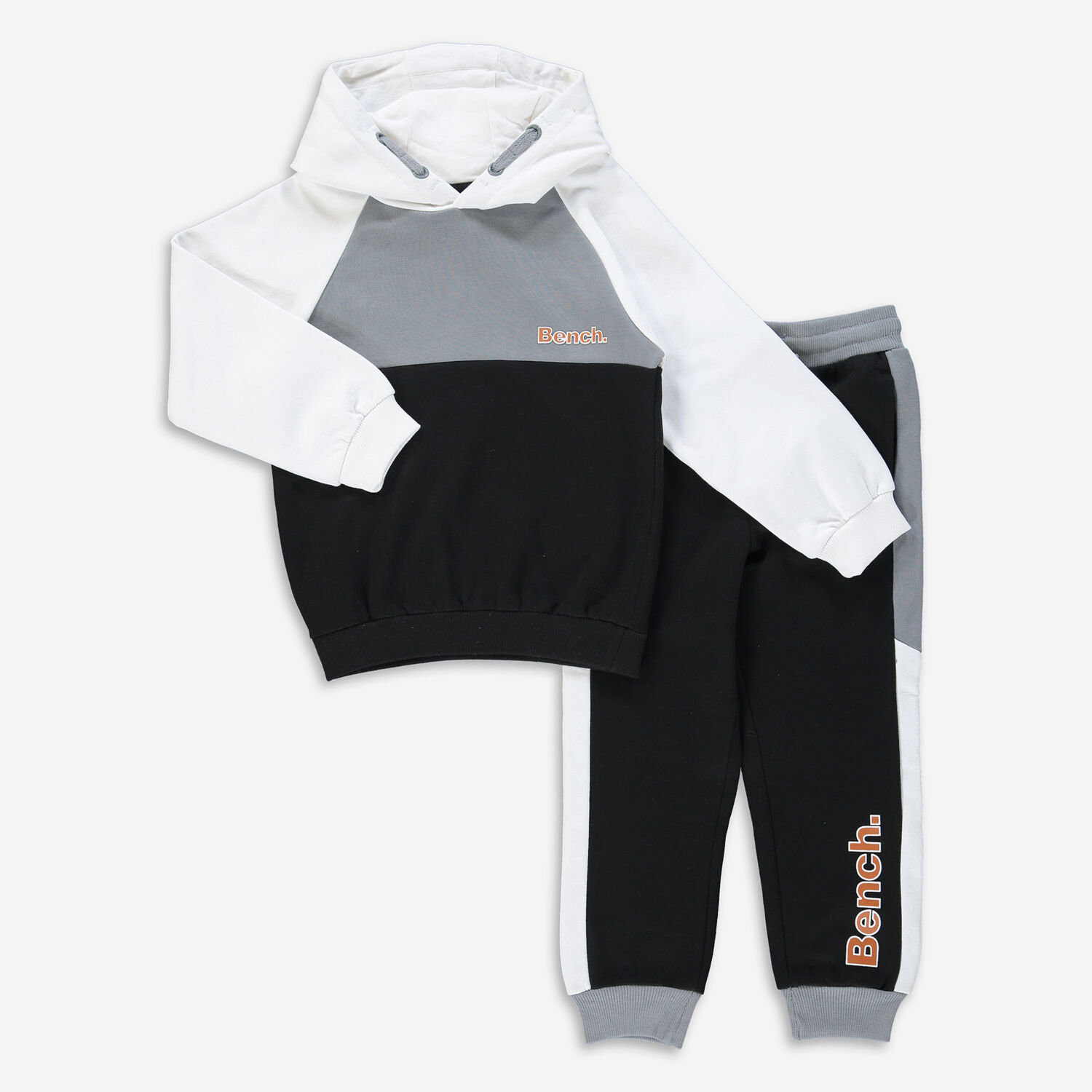 White Grey & Black Hoody & Jogger Set - TK Maxx UK