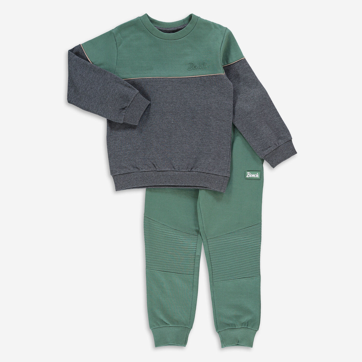 Green Set - TK Joggers Maxx Grey UK & & Sweatshirt