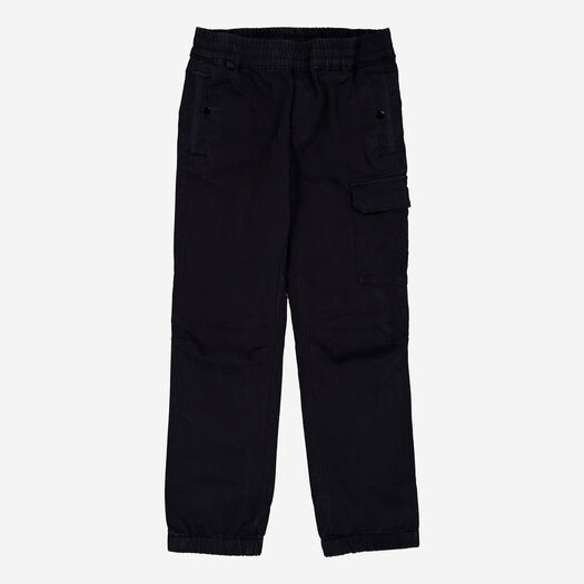 Black Cargo Trousers - Image 1 - please select to enlarge image