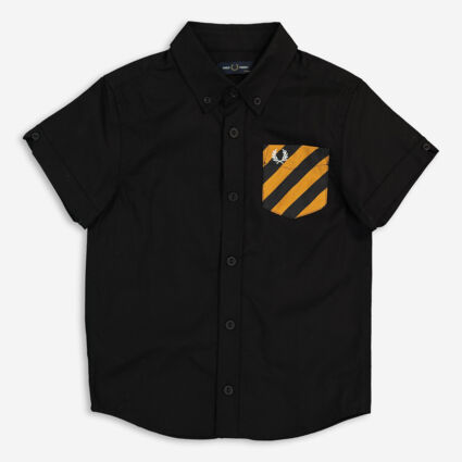 Black Short Sleeve Shirt - Image 1 - please select to enlarge image