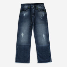 Blue Straight Leg Fit Jeans