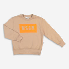 Brown & Orange Logo Sweatshirt