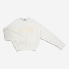 White Branded Sweatshirt