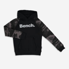 Black & Camo Branded Hoodie