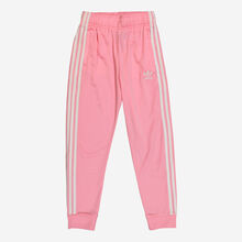 Pink & White Striped Joggers