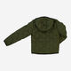 Dunkelgrüne Pufferjacke mit Logomuster - Bild 2 - bitte auswählen, um das Bild zu vergrößern
