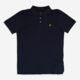 Navy Pique Polo Shirt - Image 1 - please select to enlarge image