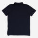 Navy Pique Polo Shirt - Image 2 - please select to enlarge image