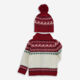 Red Knitted Jumper & Hat Set - Image 2 - please select to enlarge image