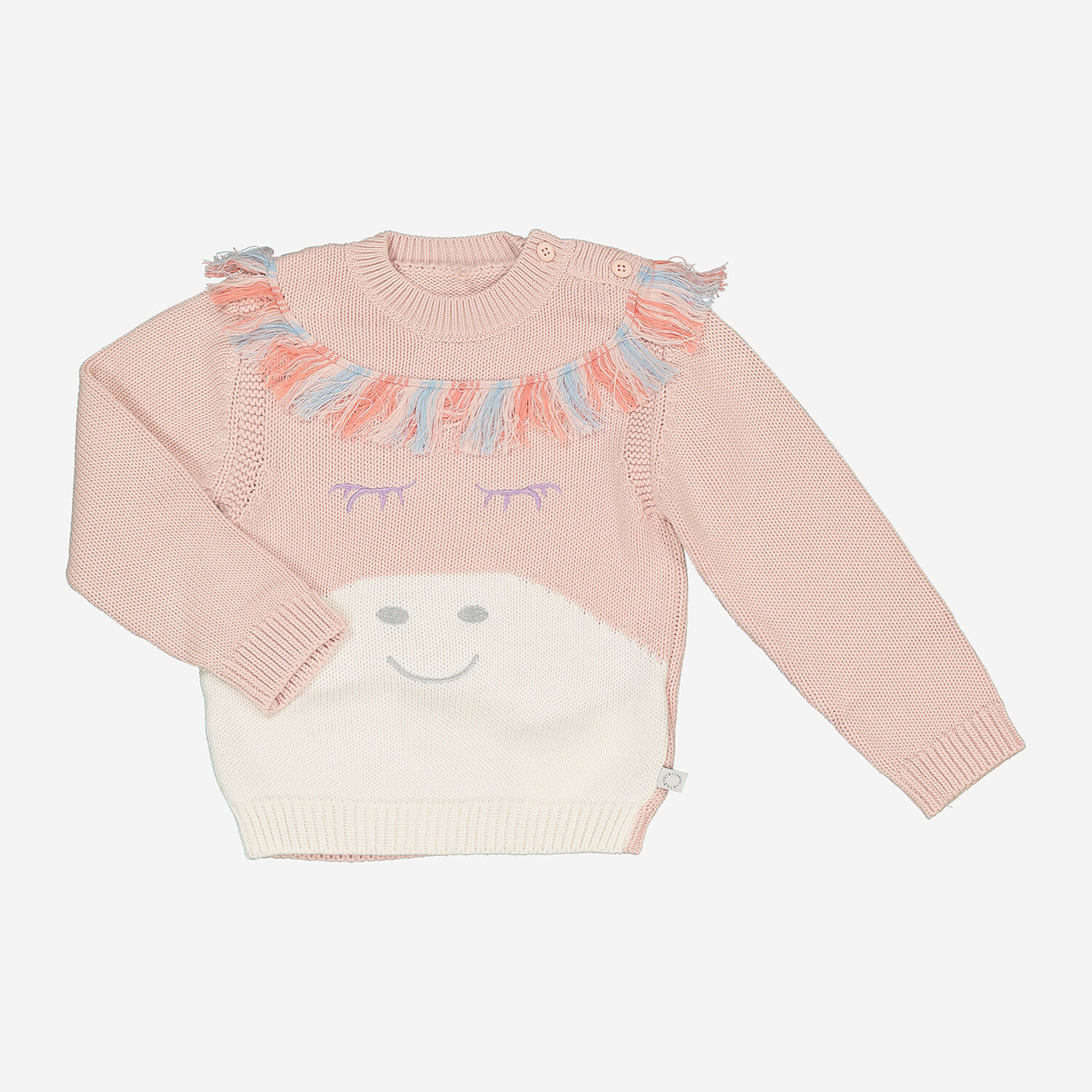 Pink Fringe Knitted Jumper TK Maxx UK1