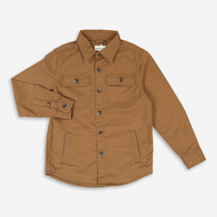Brown Pocket Front Overshirt - Image 1 - please select to enlarge image