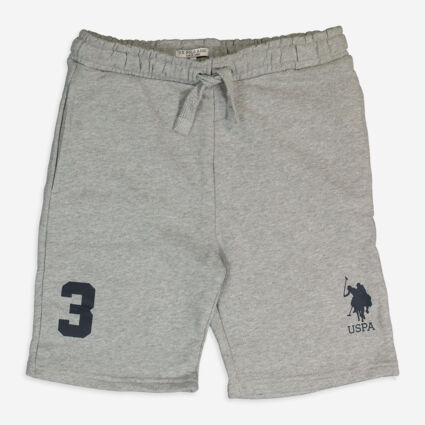 Grey Jersey Shorts - Image 1 - please select to enlarge image