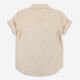 Beige Woven Button Down - Image 2 - please select to enlarge image