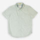 Green Melange Woven Shirt - Image 1 - please select to enlarge image
