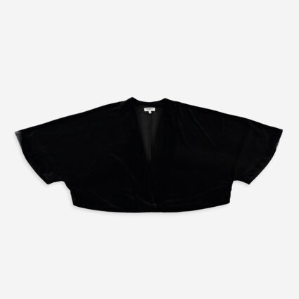 Black Velvet Jacket  - Image 1 - please select to enlarge image