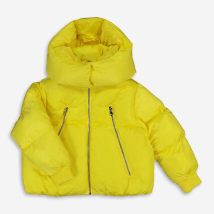 Yellow Puffer Jacket - Image 1 - please select to enlarge image