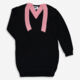 Black & Pink Knit Jumper - Image 1 - please select to enlarge image