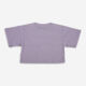 Purple & White Cropped T Shirt - Image 2 - please select to enlarge image
