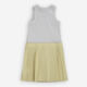 White & Yellow Sleeveless Dress - Image 2 - please select to enlarge image