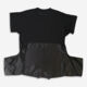 Black T Shirt Satin Hem Dress - Image 2 - please select to enlarge image