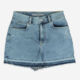 Blue Denim Shorts - Image 1 - please select to enlarge image