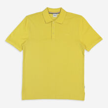 Yellow Pique Polo Shirt