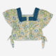 Blue Floral Crop Top  - Image 2 - please select to enlarge image