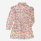 White & Multicolour Floral Frill Dress - Image 2 - please select to enlarge image