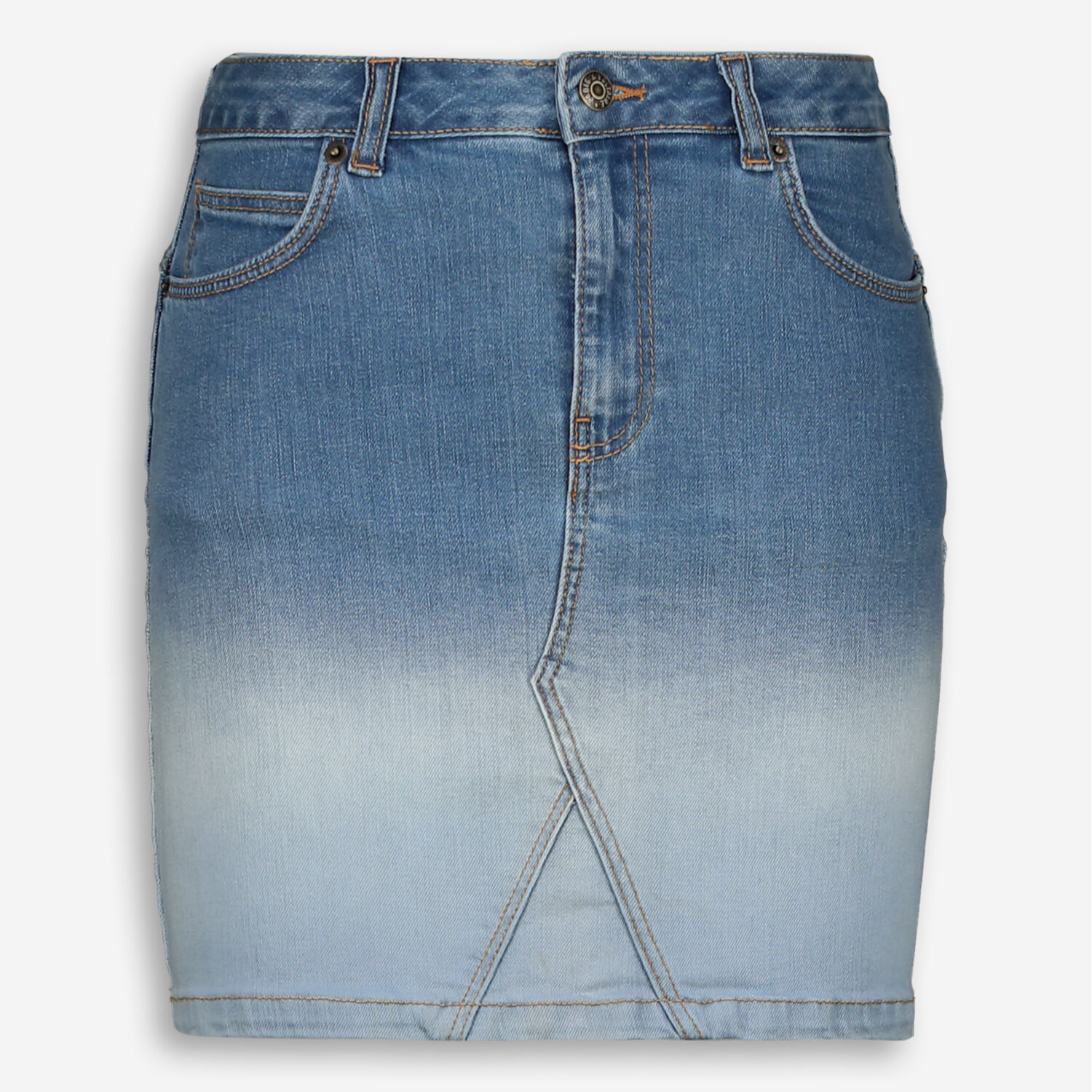 Blue Ombre Denim Mini Skirt - TK Maxx UK