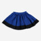 Blue & Black Eyelet Embroidered Skirt - Image 1 - please select to enlarge image