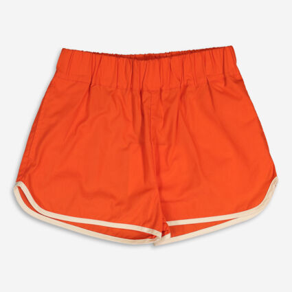 Orange & Cream Shorts - Image 1 - please select to enlarge image