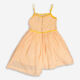 Pastel Orange Sleeveless Dress - Image 2 - please select to enlarge image