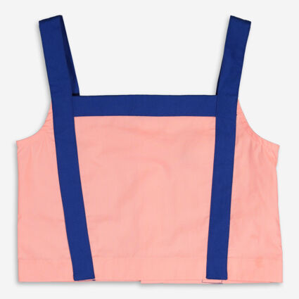 Pink & Royal Sleeveless Top - Image 1 - please select to enlarge image