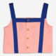 Pink & Royal Sleeveless Top - Image 2 - please select to enlarge image