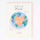 White Best Mum in the World Greetings Card - Image 1 - please select to enlarge image