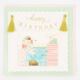 Multicoloured Birthday Card 16x16cm - Image 1 - please select to enlarge image