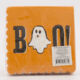 40 Pack Orange Boo Ghost Cocktail Napkins  - Image 2 - please select to enlarge image