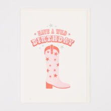 White Cowgirl Boots Cards