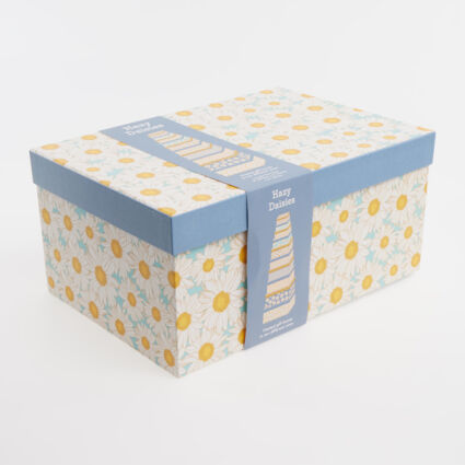 Blue Daisy Gift Box 34x23cm - Image 1 - please select to enlarge image