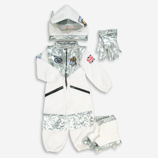 Silver Tone & White Moon Walker Outfit - Image 1 - please select to enlarge image