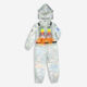 Metallic Silver Astronaut Fancy Dress Outfit - Image 2 - please select to enlarge image