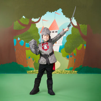 Crusader Fancy Dress Costume  - Image 1 - please select to enlarge image