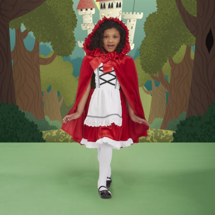 Red Riding Hood Fancy Dress Costume - Image 1 - please select to enlarge image