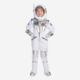 White & Silver Moon Walker Fancy Dress Outfit - Image 2 - please select to enlarge image