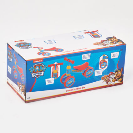 Blue & Red Paw Patrol Bobble Ride On - Image 1 - please select to enlarge image