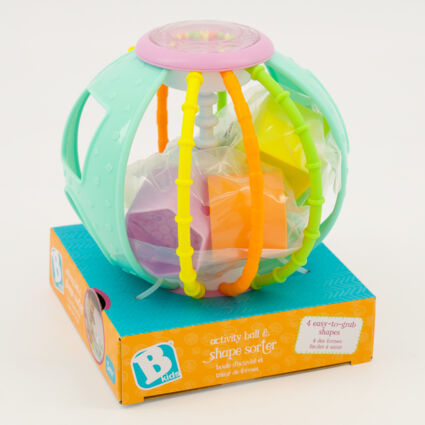 Multicolour Activity Ball Shape Sorter 14x14cm - Image 1 - please select to enlarge image