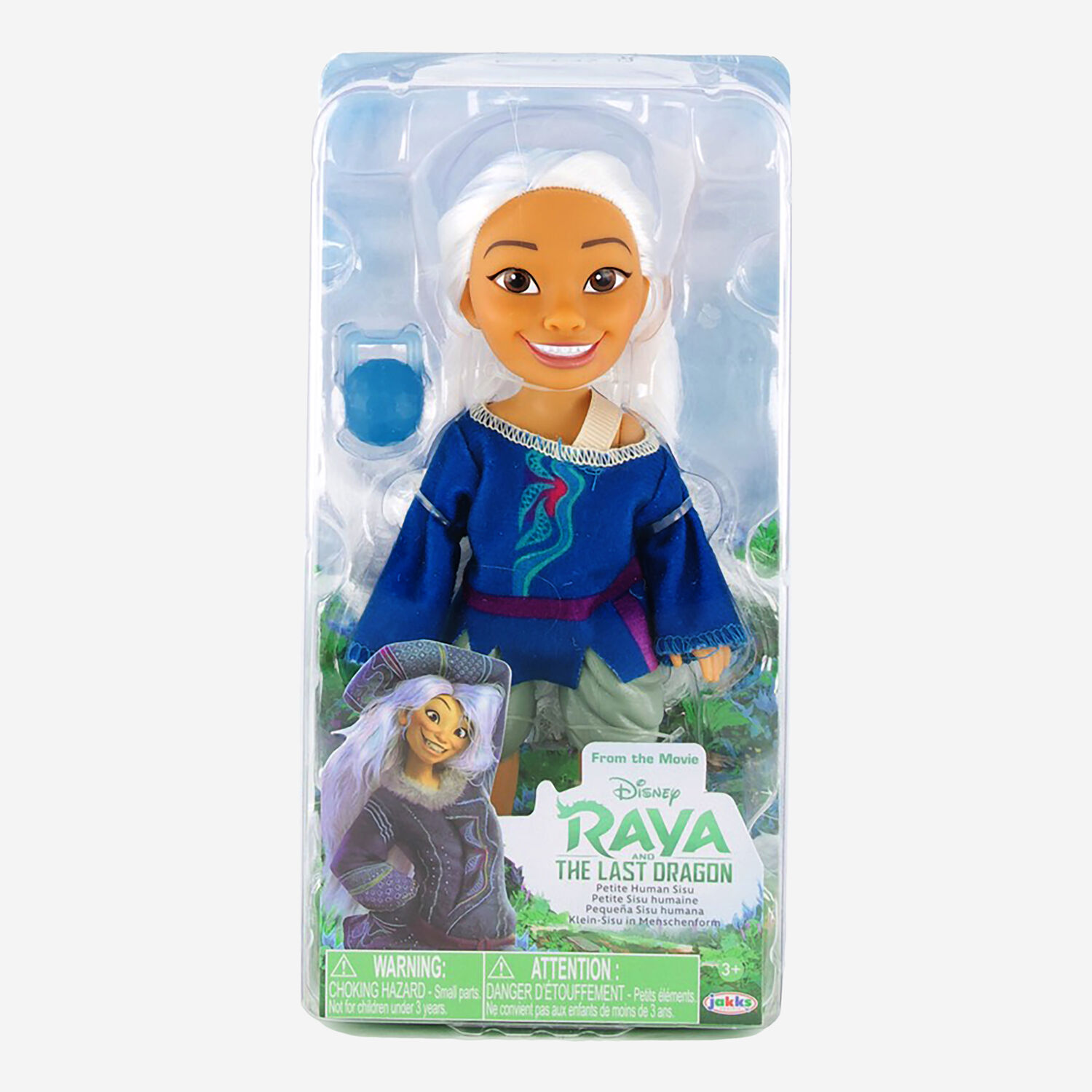 Raya & the Last Dragon Petite Human Sisu Doll Playset, 4 Pieces 