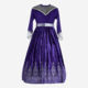 Purple Velvet Warrior Queen Fancy Dress Outfit - Image 2 - please select to enlarge image