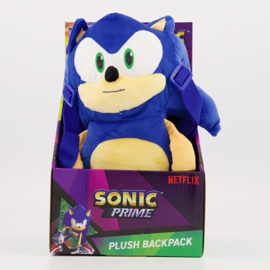 Sonic Prime Plush Backpack - Image 1 - please select to enlarge image